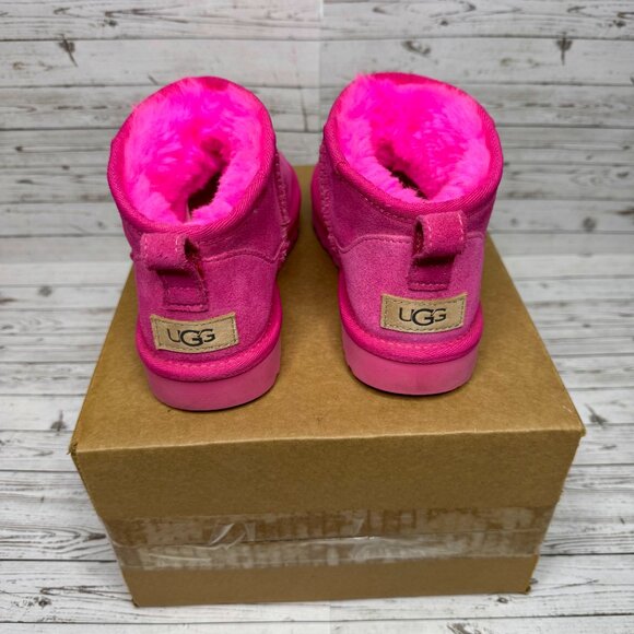 UGG Classic Ultra Mini Boot 'Carnation Pink' | Size 6W - Picture 14 of 16